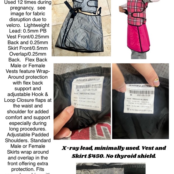 COPY - XL medical wrap around x-ray lead - Picture 1 of 6